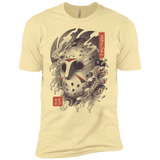 T-Shirts Banana Cream / X-Small Oni Jason Mask Men's Premium T-Shirt