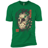 T-Shirts Kelly Green / X-Small Oni Jason Mask Men's Premium T-Shirt