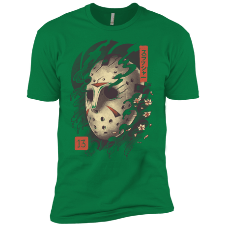 T-Shirts Kelly Green / X-Small Oni Jason Mask Men's Premium T-Shirt