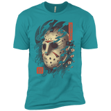 T-Shirts Tahiti Blue / X-Small Oni Jason Mask Men's Premium T-Shirt