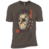 T-Shirts Warm Grey / X-Small Oni Jason Mask Men's Premium T-Shirt