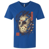 T-Shirts Royal / X-Small Oni Jason Mask Men's Premium V-Neck