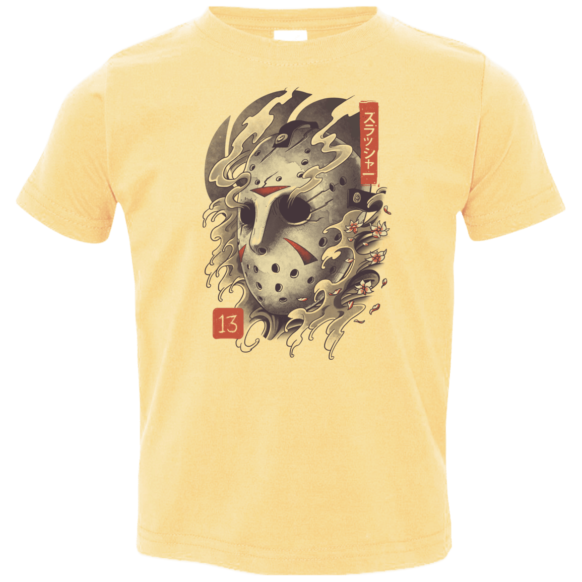 T-Shirts Butter / 2T Oni Jason Mask Toddler Premium T-Shirt