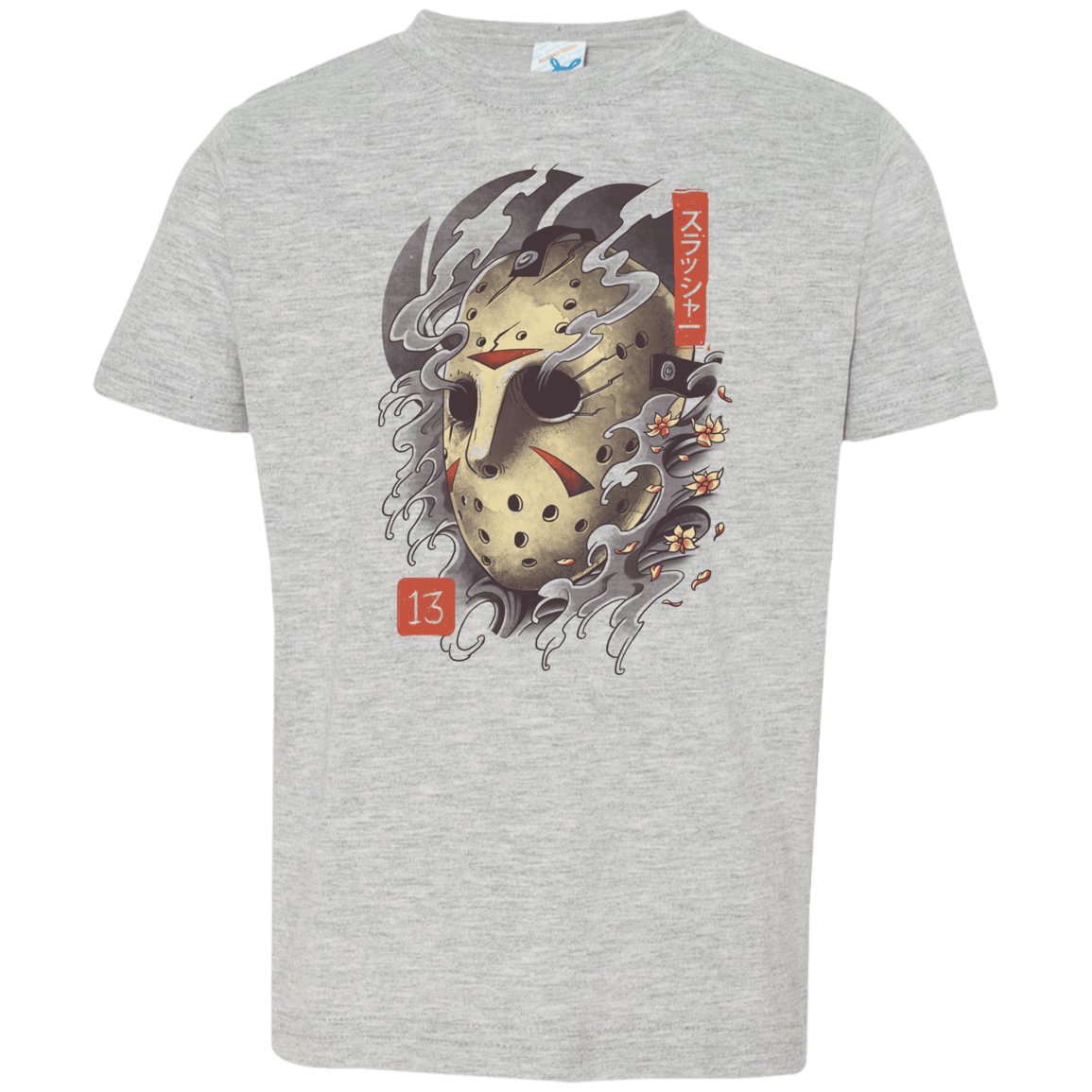 T-Shirts Heather Grey / 2T Oni Jason Mask Toddler Premium T-Shirt