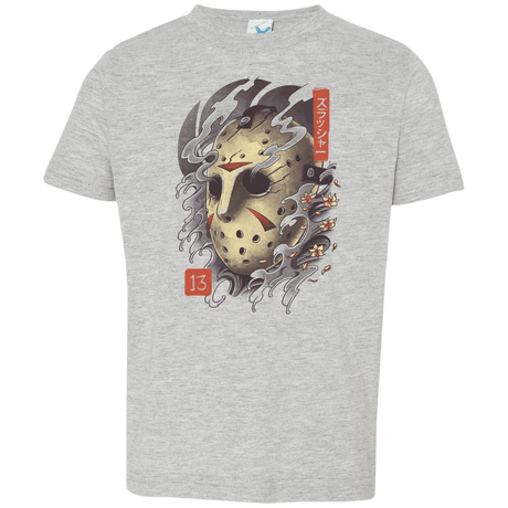 T-Shirts Heather Grey / 2T Oni Jason Mask Toddler Premium T-Shirt