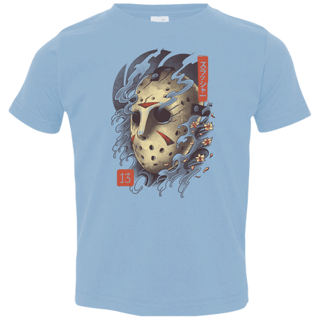 T-Shirts Light Blue / 2T Oni Jason Mask Toddler Premium T-Shirt