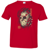 T-Shirts Red / 2T Oni Jason Mask Toddler Premium T-Shirt