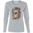 T-Shirts Sport Grey / S Oni Jason Mask Women's Long Sleeve T-Shirt