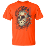 T-Shirts Orange / YXS Oni Jason Mask Youth T-Shirt