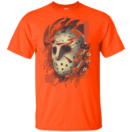 T-Shirts Orange / YXS Oni Jason Mask Youth T-Shirt