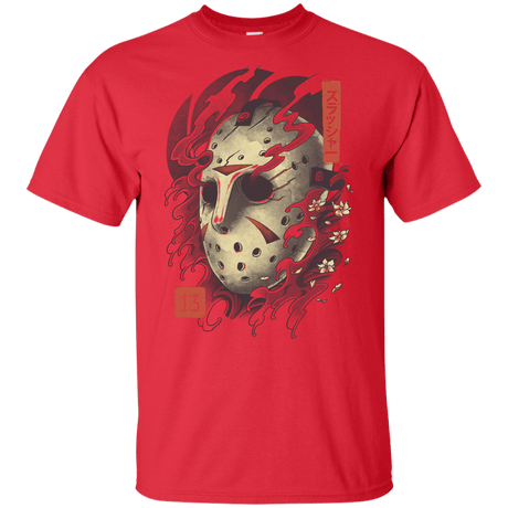 T-Shirts Red / YXS Oni Jason Mask Youth T-Shirt