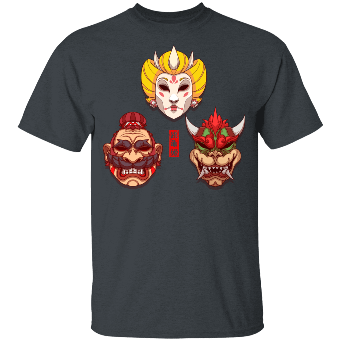 T-Shirts Dark Heather / YXS Oni Kingdom Youth T-Shirt