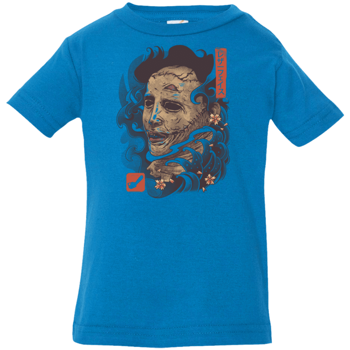 T-Shirts Cobalt / 6 Months Oni Leather Mask Infant Premium T-Shirt