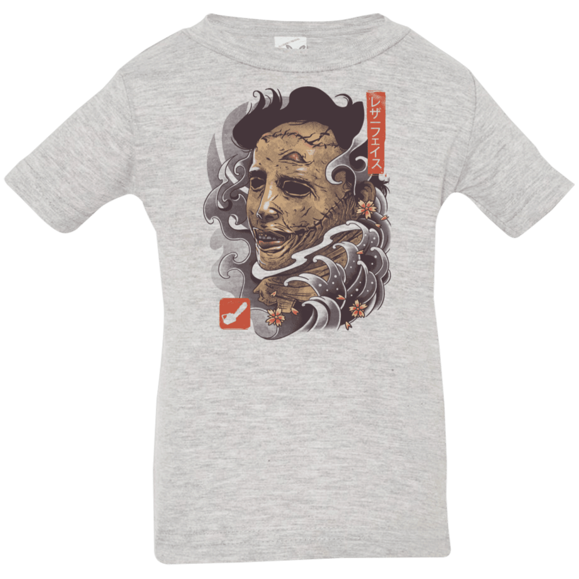 T-Shirts Heather Grey / 6 Months Oni Leather Mask Infant Premium T-Shirt