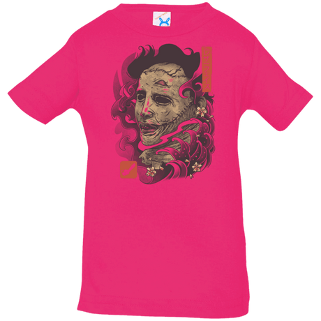 T-Shirts Hot Pink / 6 Months Oni Leather Mask Infant Premium T-Shirt