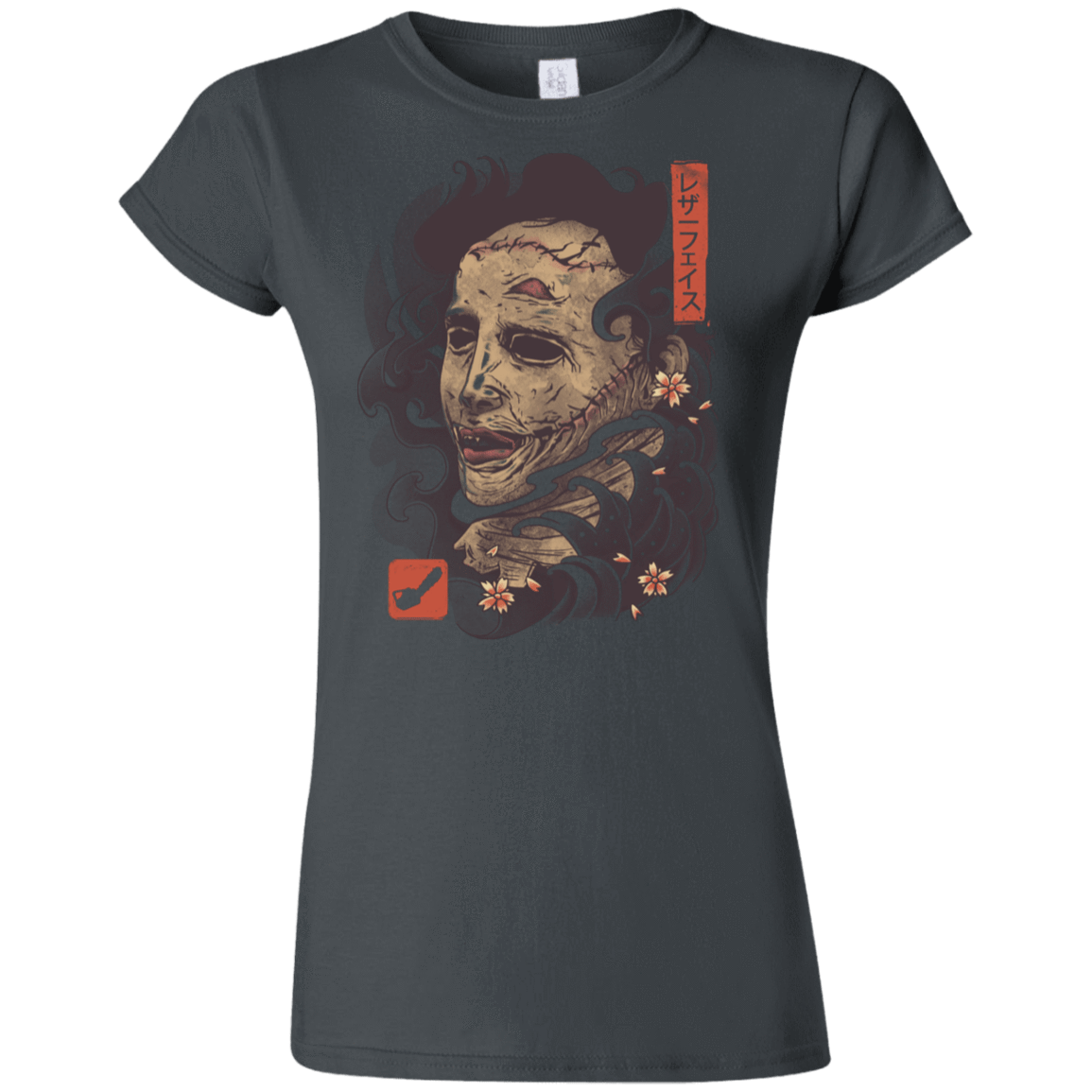 T-Shirts Charcoal / S Oni Leather Mask Junior Slimmer-Fit T-Shirt