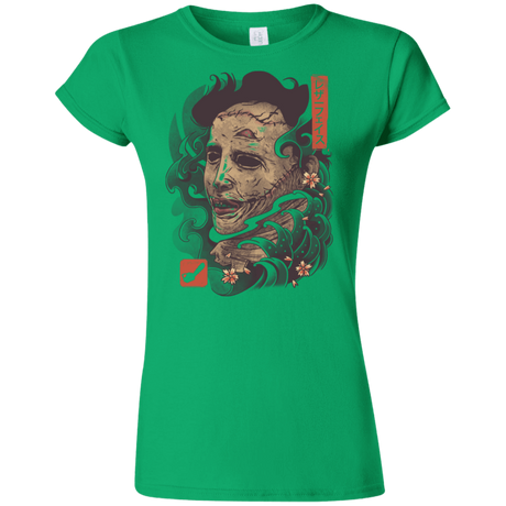 T-Shirts Irish Green / S Oni Leather Mask Junior Slimmer-Fit T-Shirt