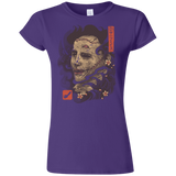 T-Shirts Purple / S Oni Leather Mask Junior Slimmer-Fit T-Shirt
