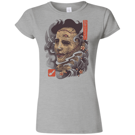 T-Shirts Sport Grey / S Oni Leather Mask Junior Slimmer-Fit T-Shirt