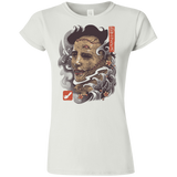 T-Shirts White / S Oni Leather Mask Junior Slimmer-Fit T-Shirt