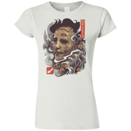 T-Shirts White / S Oni Leather Mask Junior Slimmer-Fit T-Shirt