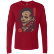 T-Shirts Cardinal / S Oni Leather Mask Men's Premium Long Sleeve