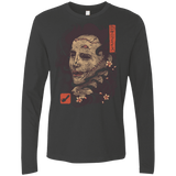 T-Shirts Heavy Metal / S Oni Leather Mask Men's Premium Long Sleeve