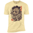 T-Shirts Banana Cream / X-Small Oni Leather Mask Men's Premium T-Shirt