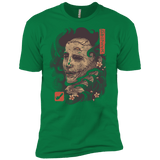 T-Shirts Kelly Green / X-Small Oni Leather Mask Men's Premium T-Shirt