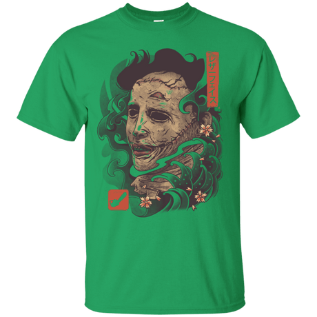 T-Shirts Irish Green / S Oni Leather Mask T-Shirt