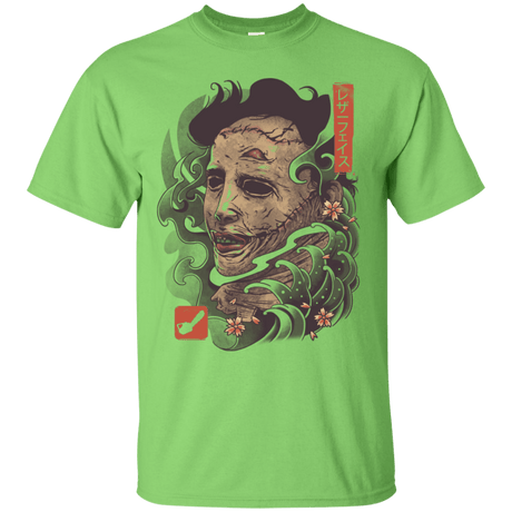 T-Shirts Lime / S Oni Leather Mask T-Shirt