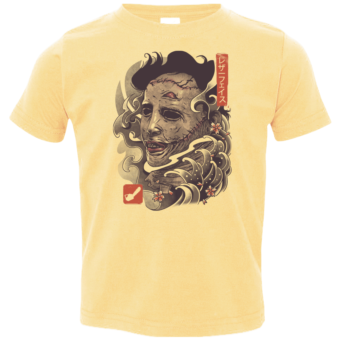 T-Shirts Butter / 2T Oni Leather Mask Toddler Premium T-Shirt