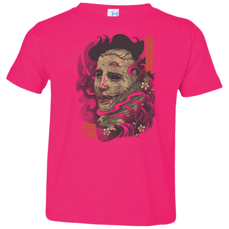 T-Shirts Hot Pink / 2T Oni Leather Mask Toddler Premium T-Shirt