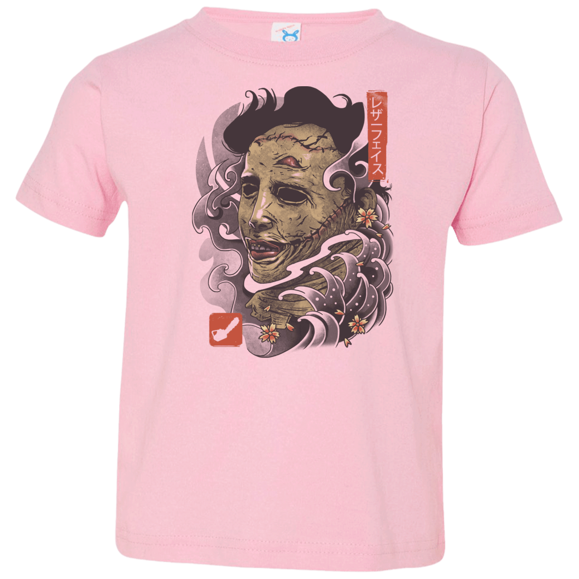 T-Shirts Pink / 2T Oni Leather Mask Toddler Premium T-Shirt