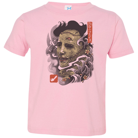 T-Shirts Pink / 2T Oni Leather Mask Toddler Premium T-Shirt