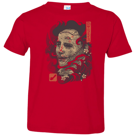 T-Shirts Red / 2T Oni Leather Mask Toddler Premium T-Shirt