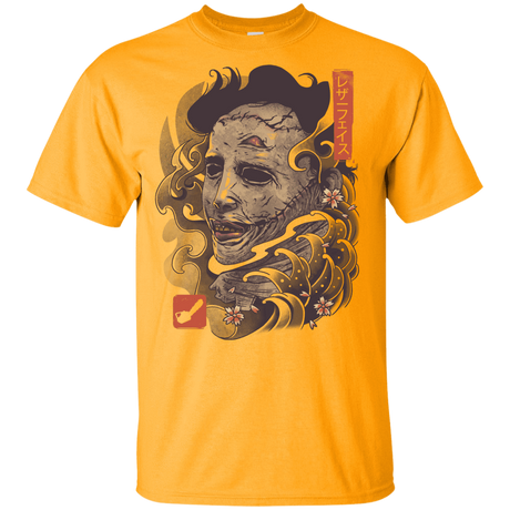 T-Shirts Gold / YXS Oni Leather Mask Youth T-Shirt