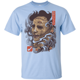 T-Shirts Light Blue / YXS Oni Leather Mask Youth T-Shirt