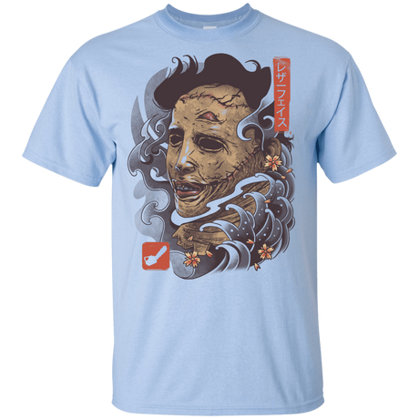 T-Shirts Light Blue / YXS Oni Leather Mask Youth T-Shirt