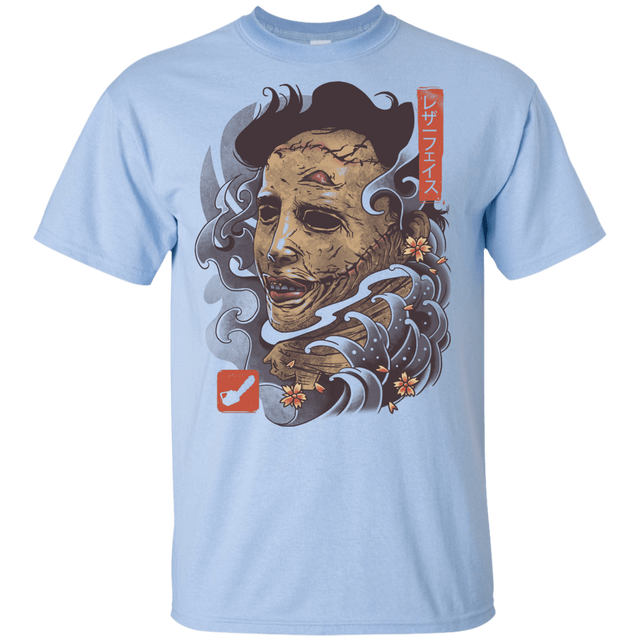 T-Shirts Light Blue / YXS Oni Leather Mask Youth T-Shirt