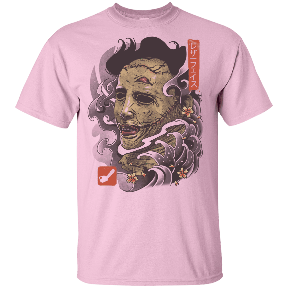 T-Shirts Light Pink / YXS Oni Leather Mask Youth T-Shirt