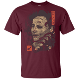 T-Shirts Maroon / YXS Oni Leather Mask Youth T-Shirt