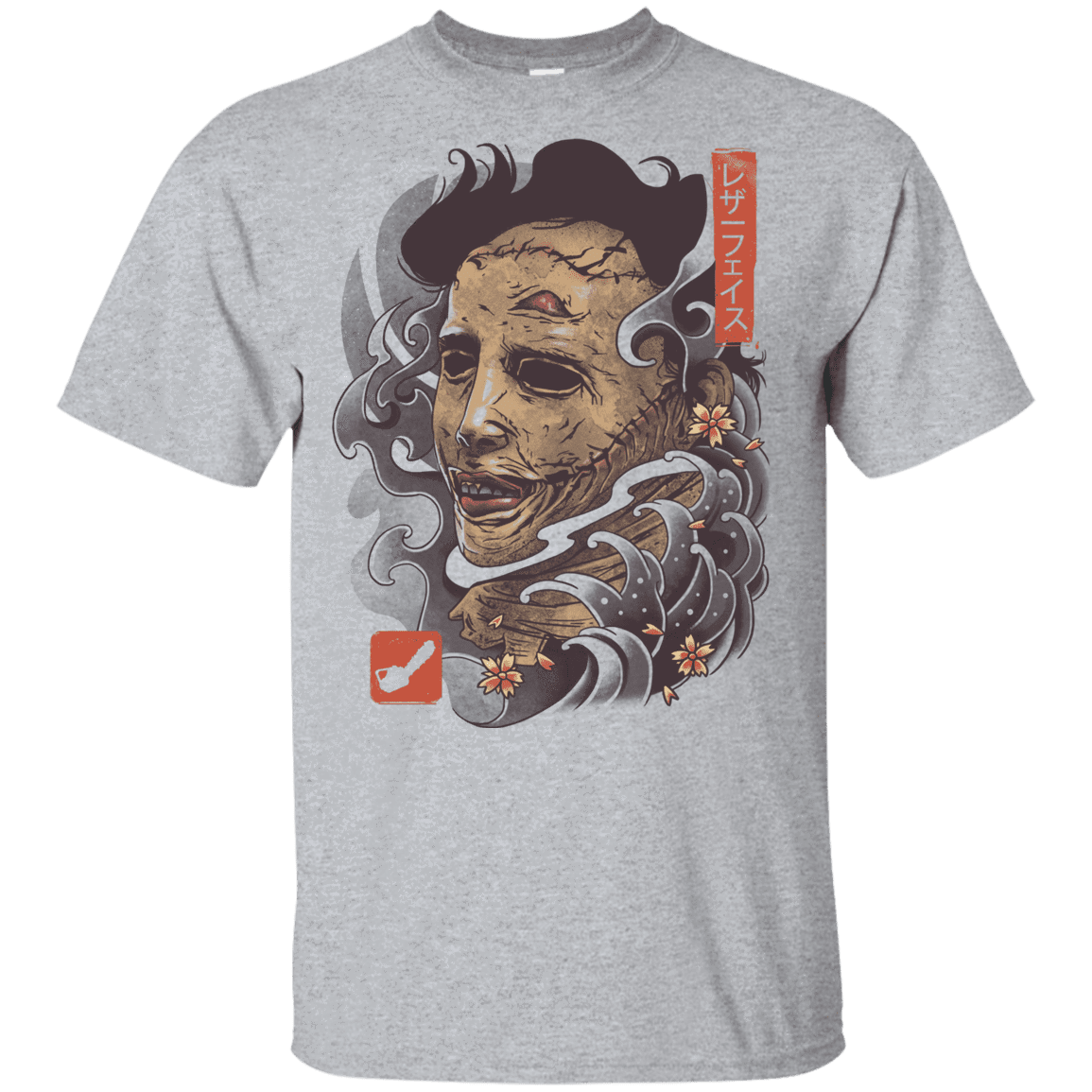 T-Shirts Sport Grey / YXS Oni Leather Mask Youth T-Shirt