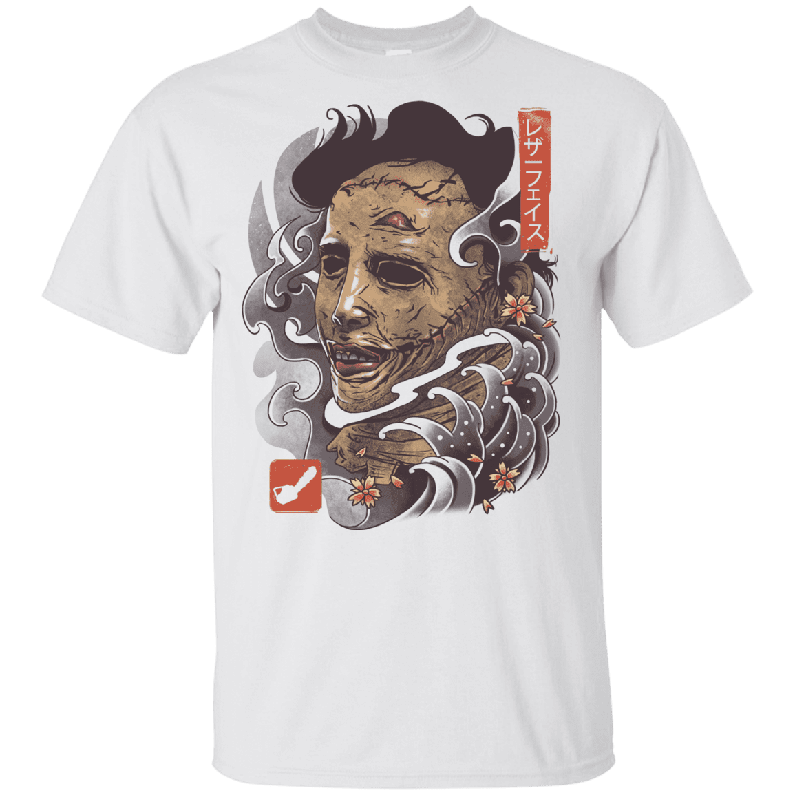 T-Shirts White / YXS Oni Leather Mask Youth T-Shirt