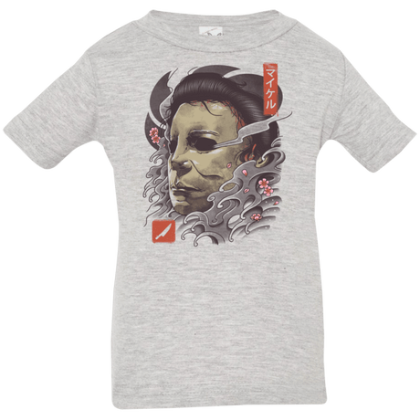 T-Shirts Heather Grey / 6 Months Oni Slasher Mask Infant Premium T-Shirt