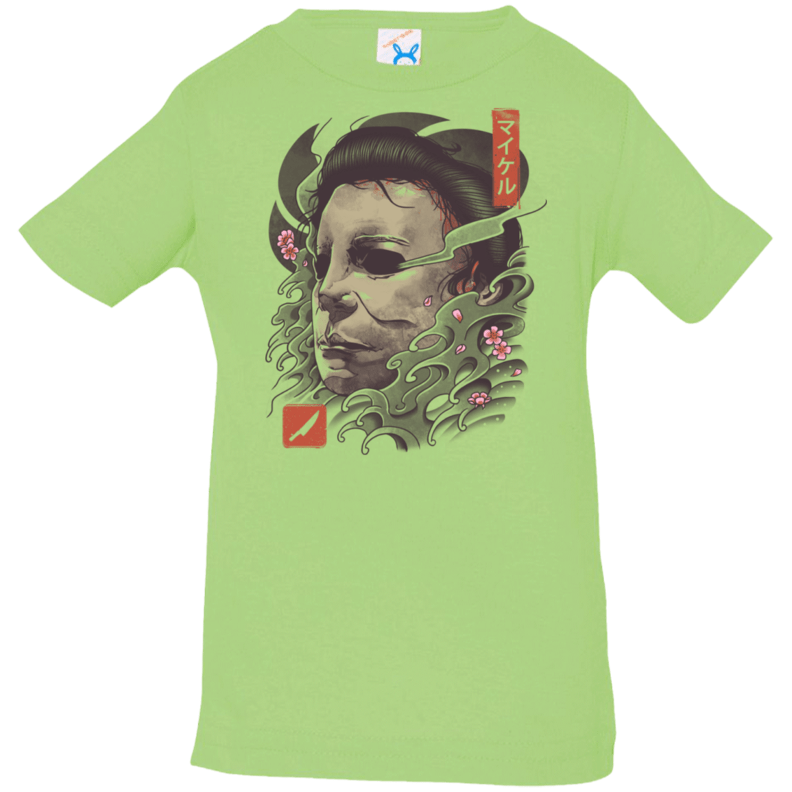 T-Shirts Key Lime / 6 Months Oni Slasher Mask Infant Premium T-Shirt