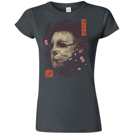 T-Shirts Charcoal / S Oni Slasher Mask Junior Slimmer-Fit T-Shirt