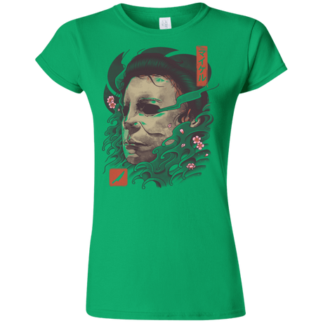 T-Shirts Irish Green / S Oni Slasher Mask Junior Slimmer-Fit T-Shirt