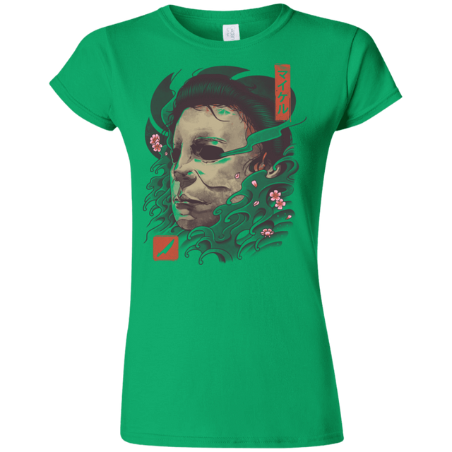 T-Shirts Irish Green / S Oni Slasher Mask Junior Slimmer-Fit T-Shirt