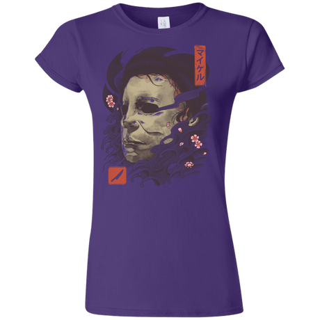 T-Shirts Purple / S Oni Slasher Mask Junior Slimmer-Fit T-Shirt